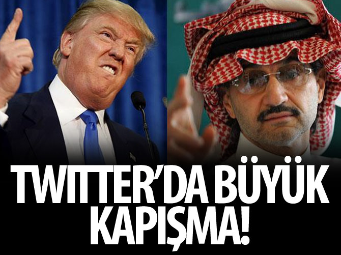 Trump ve Bin Talal'dan sert sözler