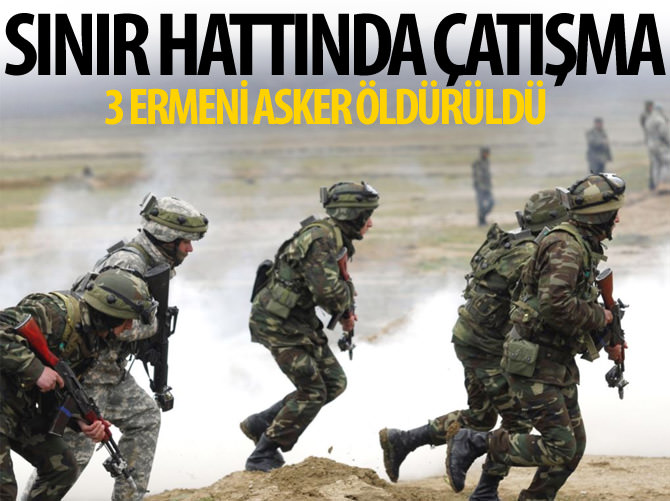 Azerbaycan-Ermenistan cephe hattında çatışma