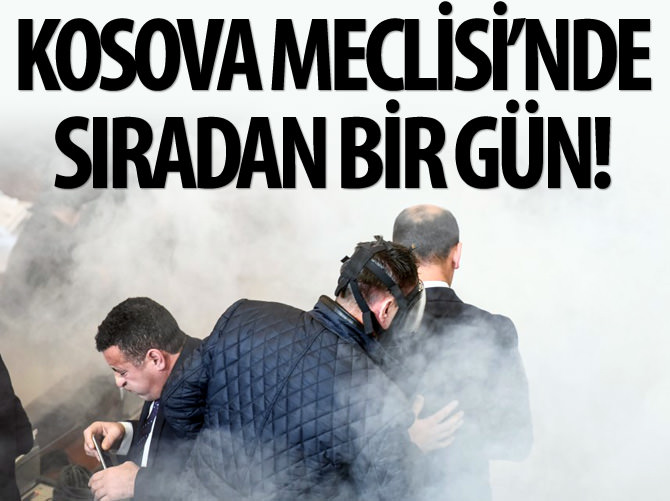Kosova Meclisi'nde sıradan bir gün!