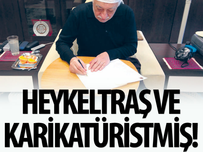 Fetullah Gülen kayıtlarda karikatüristmiş