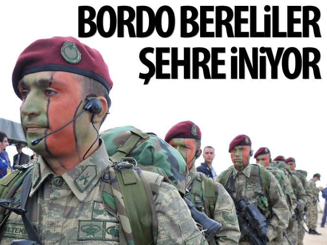 Bordo bereliler şehre iniyor