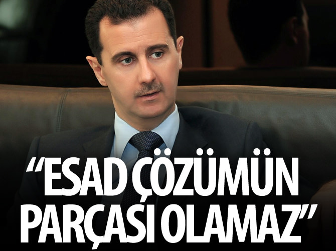 Merkel: Esad çözümün parçası olamaz