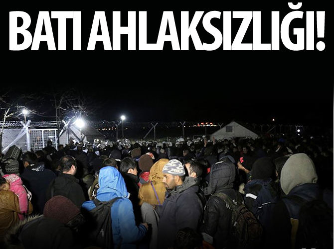 Batı ahlaksızlığı!