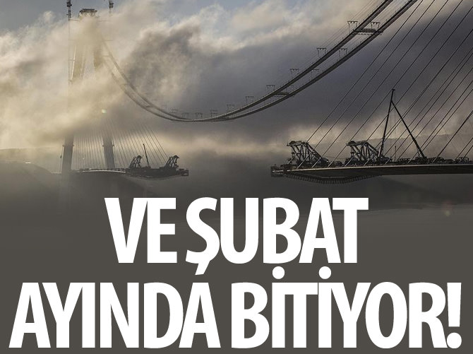 Yavuz Sultan Selim Köprüsü'nde son 391 metre