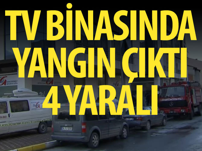 Kanal G TV binasında yangın!