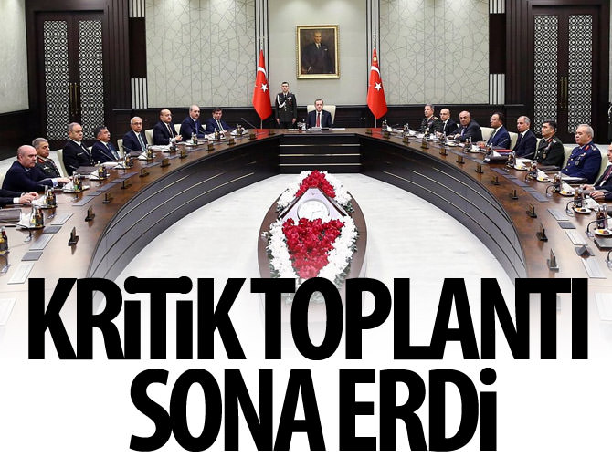 Yılın son MGK toplantısı yapıldı