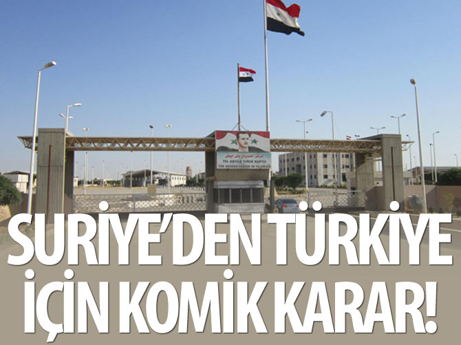 Suriye'den Türk vatandaşlarına vize kararı