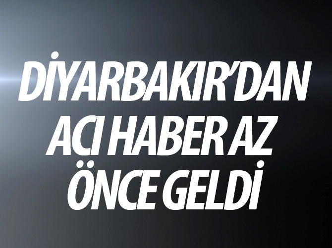 Diyarbakır'da 1 şehit
