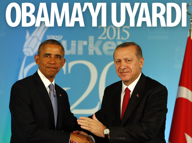 Cumhurbaşkanı Erdoğan’dan ABD Başkanı Obama’ya Başika uyarısı