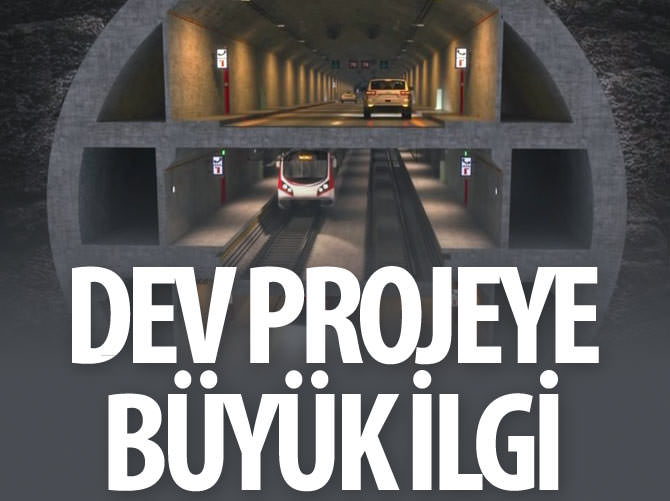 "3 Katlı Büyük İstanbul Tüneli" ihalesine yoğun ilgi