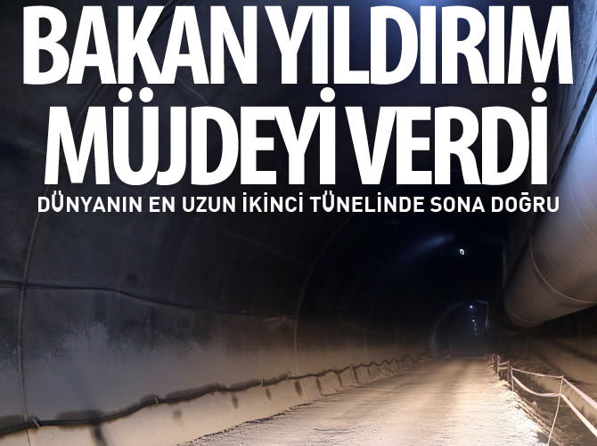 Ovit Tüneli'nde ışık ağustosta görülecek