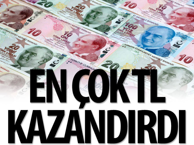 Fed'den sonra en çok TL kazandırdı