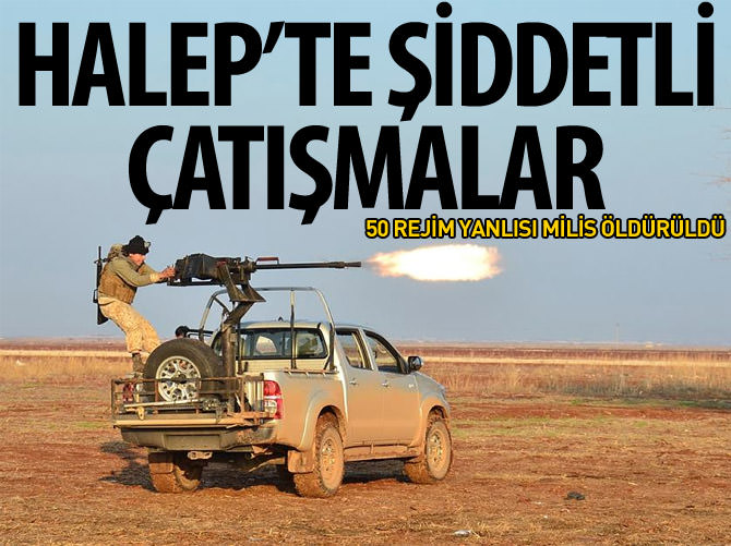 Halep'te rejim güçlerine büyük darbe