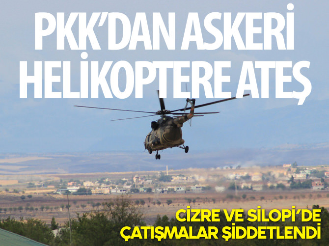 Cizre ve Silopi'de şiddetli çatışma