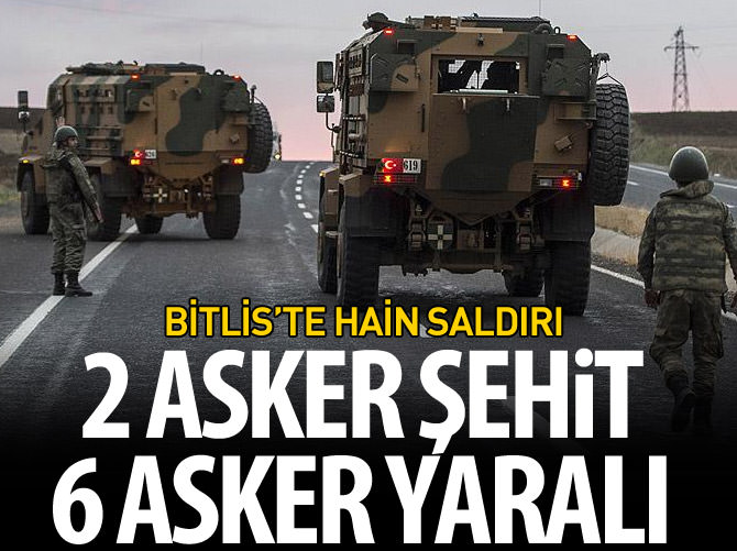 Bitlis'te karakola hain saldırı, 2 şehit