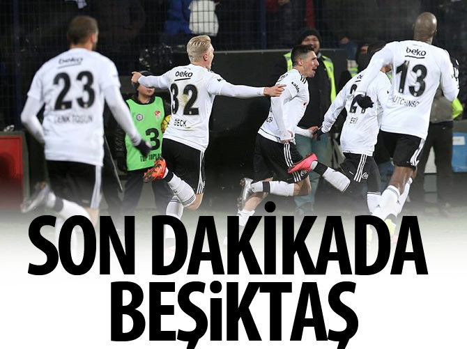 Beşiktaş, son dakikada güldü