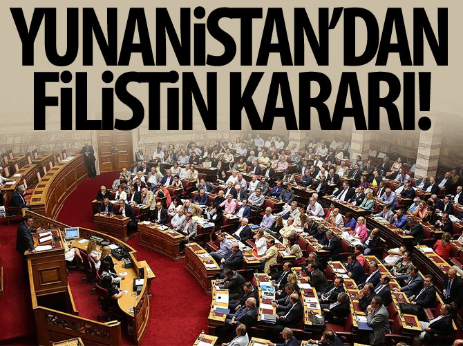 Yunanistan, Filistin'i tanıdı