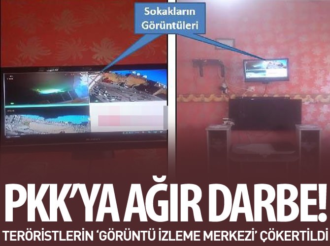 PKK'nın 'Görüntü İzleme Merkezi' çökertildi