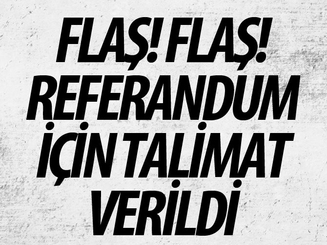Barzani bağımsızlık referandumu talimatı verdi