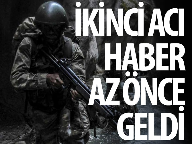 PKK saldırılarında 2 şehit