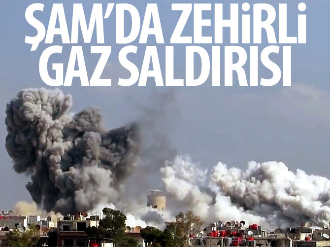Rejim güçleri zehirli gazla saldırdı 10 ölü