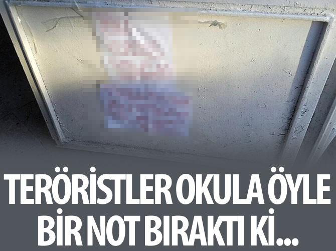 Teröristlerin hedefinde eğitim var