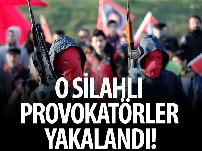 Teröristlerin cenazesindeki silahlı 6 kişi yakalandı