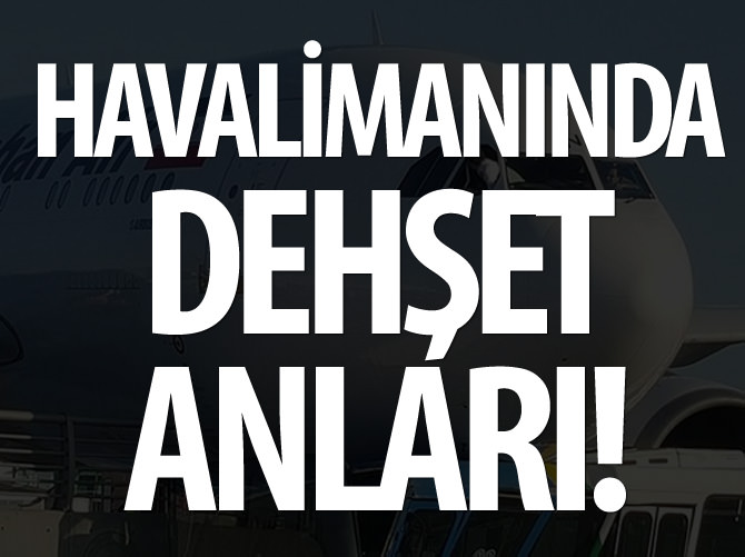 Atatürk Havalimanı'nda uçak duramadı korkuluklara çarptı!