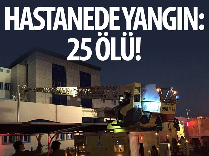 Suudi Arabistan'da hastanede yangın: 25 ölü