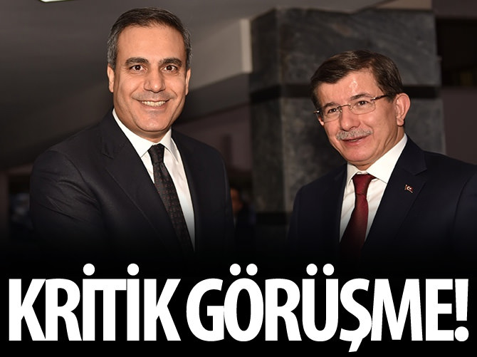 Başbakan Davutoğlu, MİT Müsteşarı Fidan'ı kabul etti