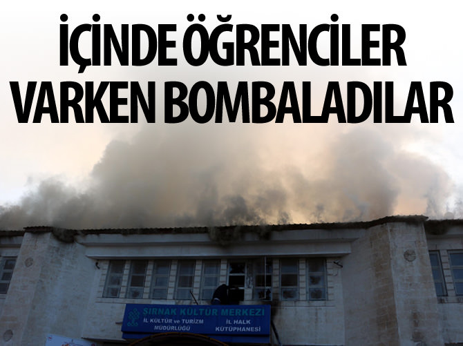 Şırnak'ta Kültür Merkezi'ne bombalı saldırı: 6 yaralı