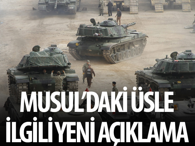 Musul’daki üsle ilgili yeni açıklama