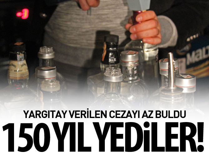 Sahte içkiye ömür boyu hapis