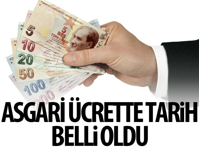 Zamlı asgari ücret için tarih belli oldu