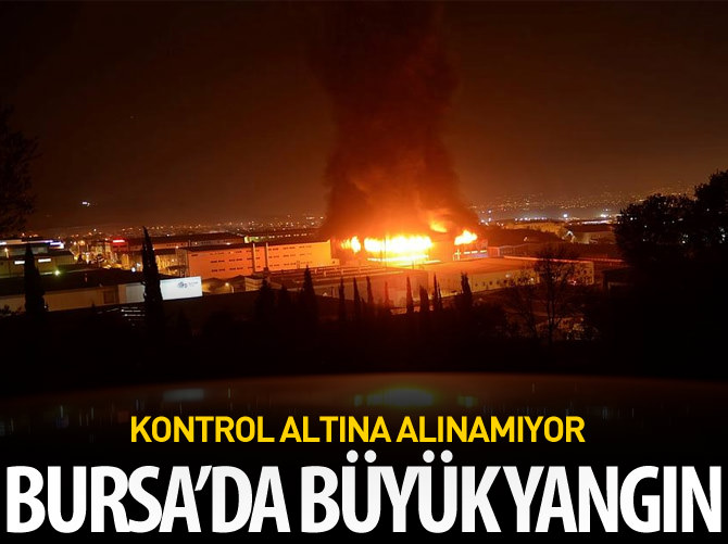 Bursa'da büyük yangın