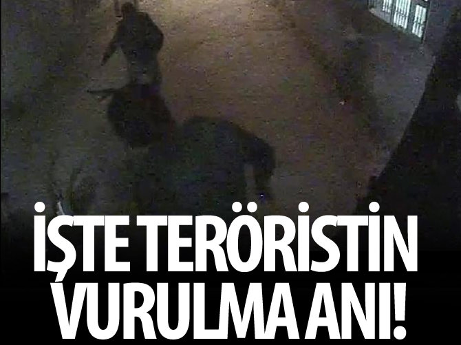 Terörist böyle vuruldu