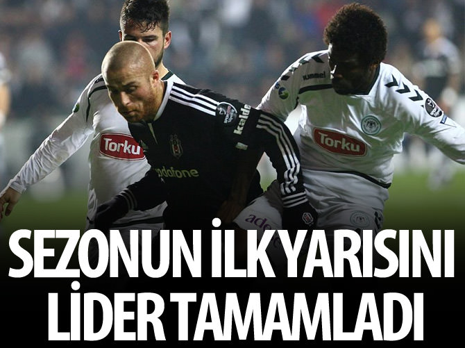 Sezonun ilk yarısını lider tamamladı
