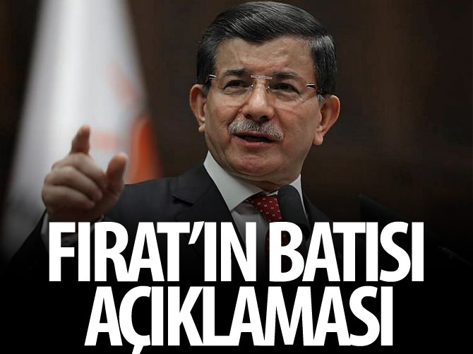 Davutoğlu'ndan Fırat'ın batısı açıklaması