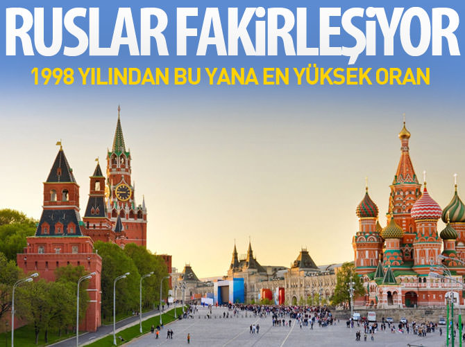 Ruslar fakirleşiyor!