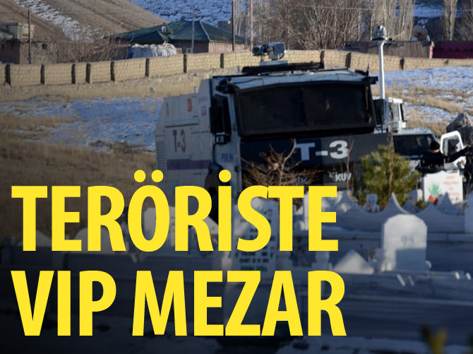 Teröriste VIP mezar!