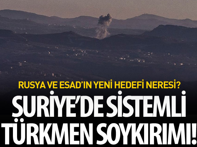 Suriye'de sistemli Türkmen soykırımı yapılıyor