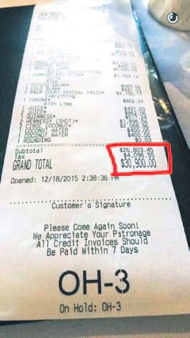 Rihanna ile yemek yedi 30 bin dolar ödedi - 1