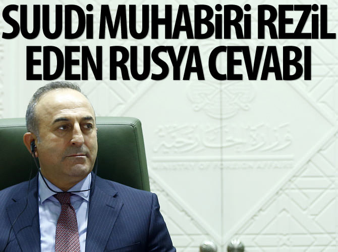 Suudi muhabiri rezil eden Rusya cevabı