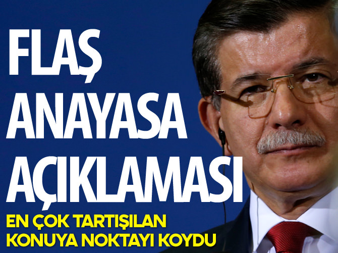 Başbakan'dan yeni anayasa mesajı