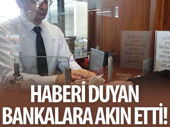 Bankalarda 6 sıfırlı banknot kuyruğu