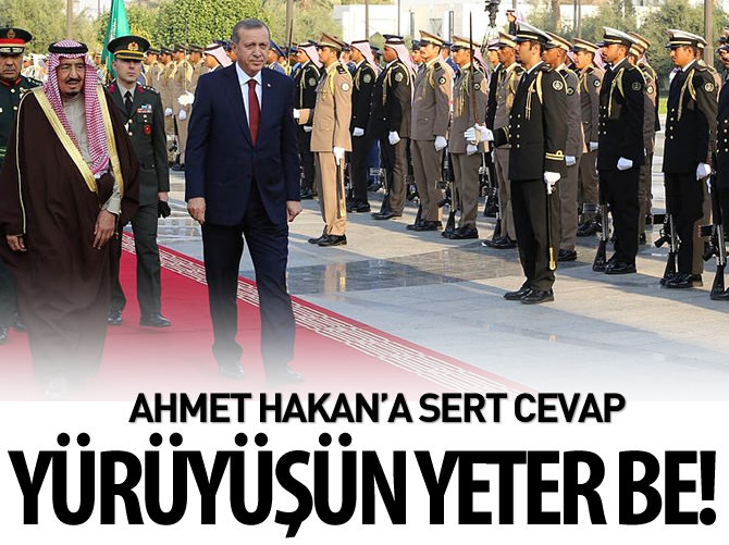 Ahmet Hakan’a sert cevap verdi