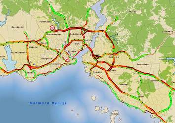 İstanbul trafiği kilitlendi