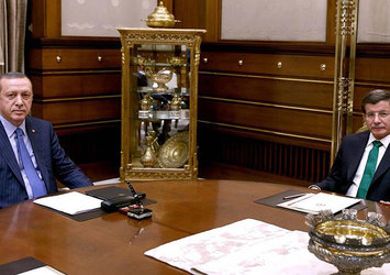 Cumhurbaşkanı Erdoğan, Başbakan Davutoğlu'nu kabul etti