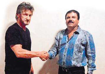 'Bücür'ü, Sean Penn'le röportaj yakalattı