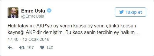 Emre Uslu'dan skandal 'Sultanahmet' tweeti! - 1